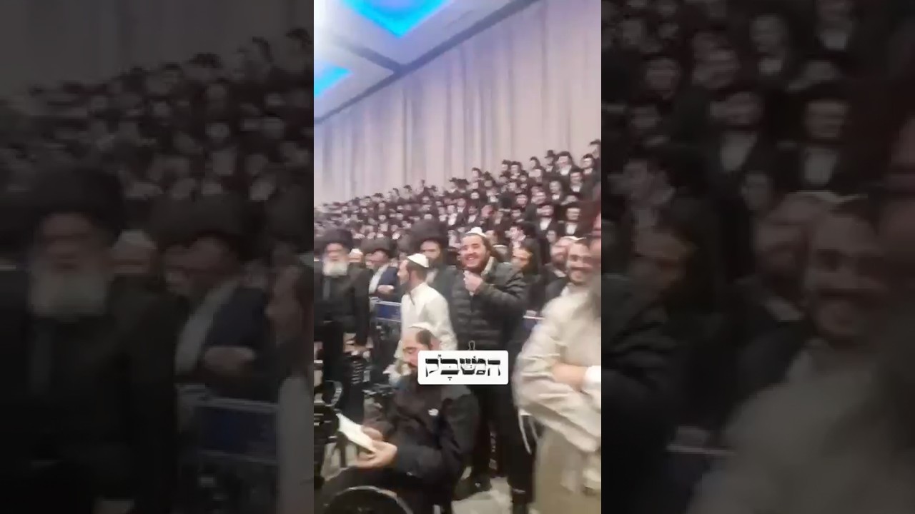 מעמד סיום ספר לקוטי תפילות בחצר הקודש ברסלב