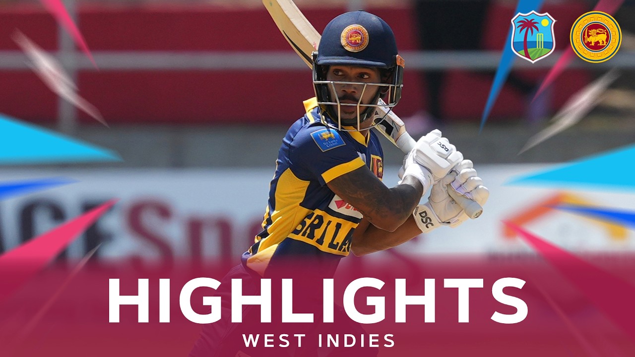 Nissanka & Mendis Fire Sri Lanka to 1-0 | Highlights | West Indies v Sri Lanka | 1st ODI