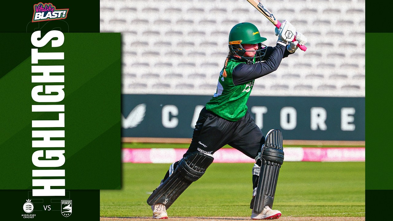 HIGHLIGHTS | Middlesex Women vs Leicestershire Foxes Women | Vitality Blast Tier 2