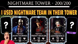 MK Mobile. I Beat Battle 200 in Nightmare Tower with NIGHTMARE Team! Ceremonial Pipe is BROKEN!