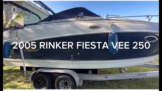 2005 RINKER Fiesta Vee 250 w/ 2020 MerCruiser 357 Mag Bravo 4V (50HRS)