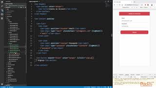 20 Signing Up Users   Building Mobile Apps with Ionic 4 Video