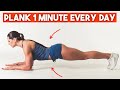 What happens to your body when you plank 1 minute every day