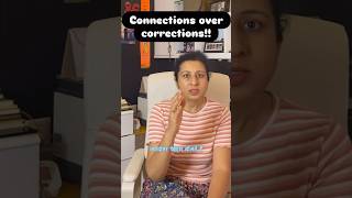 Connection over correction - goes long way to build trust with your children #relationship
