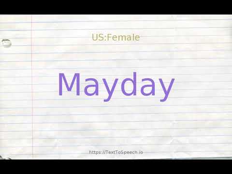 How to pronounce mayday - YouTube