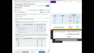 Short Exercise 14-7 Bond Issued at a Discount, 13th Edition