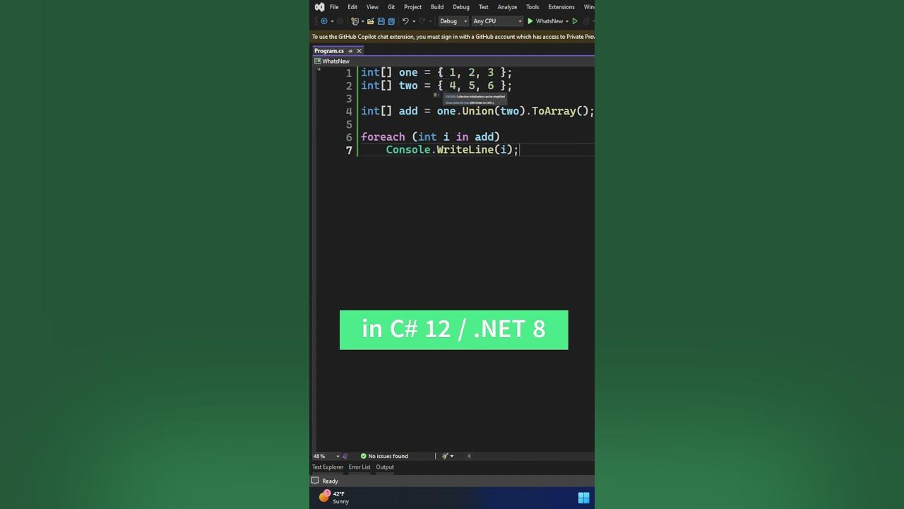 Collection Expressions in C# 12/.NET 8 #csharp #dotnetcore #dotnet # ...