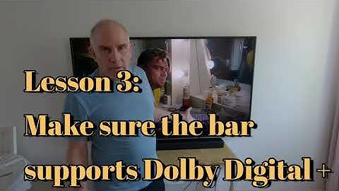 New TV. How to get surround sound from Netflix, HBO.  Dolby Digital soundbar enough? (No.) Atmos?