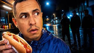Busqué comida a las 3AM en zonas Peligrosas / SURVIVAL