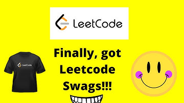Finally Got the LeetCode Swags (T-Shirt & Stickers) !! 😍