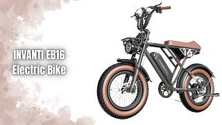 INVANTI EB16 Electric Bike Review | 1500W Peak Fat Tire All-Terrain E-Bike!