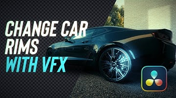 Change Your Car Rims with VFX & AI in DaVinci Resolve