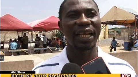 Biometric voter registration - AM Talk (14-3-16)