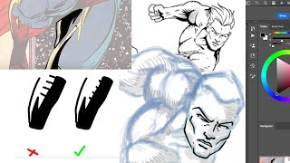 Crosshatching like Todd McFarlane or Mike Mignola for BEGINNERS !