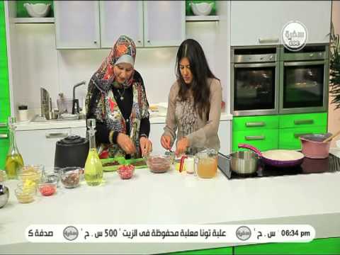 الشيف رحاب حموده فى برنامج نصف مشكل على CBC سفره طريقة عمل البيف بوبيت ورموش الست 