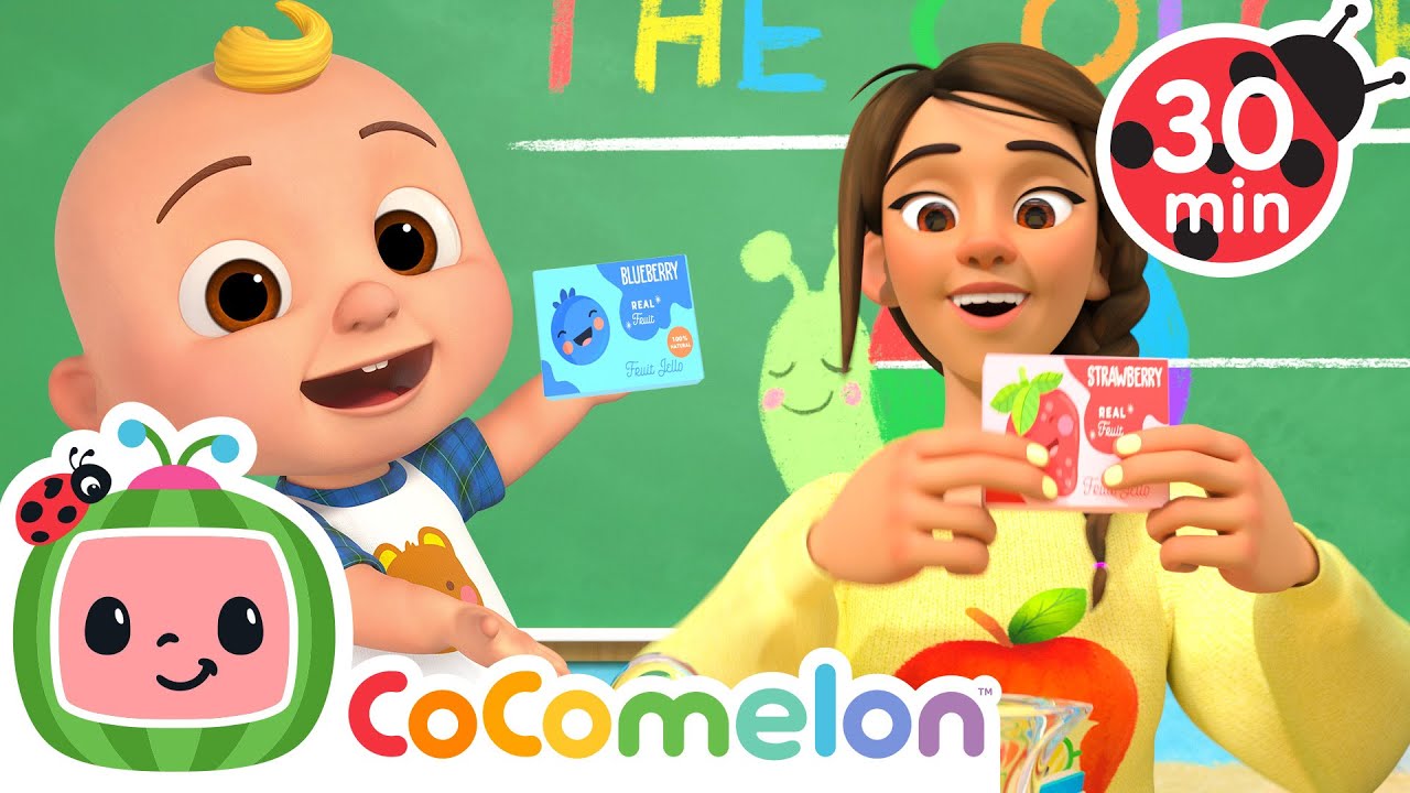 Learn and Sing with the Jello Color Song | CoComelon Nursery Rhymes ...