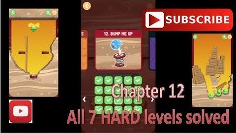 Dig it 12  BUMP ME UP CHAPTER (all 7 Hard Levels)