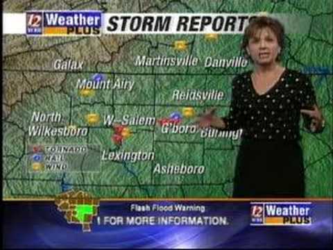 Here's local news coverage of the tornadoes and severe thunderstorms that struck Greensboro,Clemmons and the rest of the triad of North Carolina.More vids to follow! Coverage is from: WXII-12 NBC Winston-Salem NC WFMY-2 CBS Greensboro NC WGHP-8 Fox High-Point NC