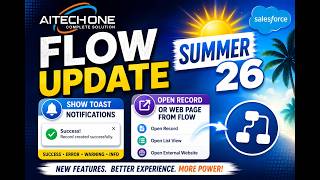 Salesforce Flow New Features (Summer '26) | Open Record, URL & Show Toast Messages