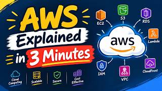 AWS Explained in 3 Minutes | Beginner-Friendly Guide #aws #cloudcomputing #awstutorial #fyp #tech