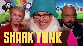 Barbara & Daymond Go Neck & Neck For Wendy's Gnome Shop | Shark Tank US | Shark Tank Global