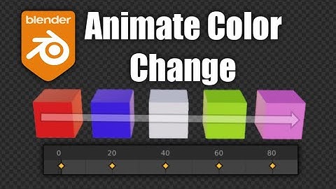 Blender 2.82: How to animate color change in blender