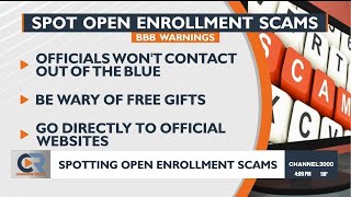 Spotting open enrollment scams