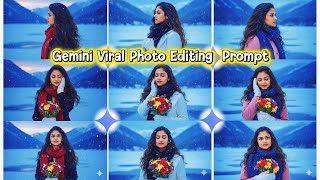 AI Snow Trend Prompt || Instagram Trending Snowfall Ai Photo Editing Prompt 🤩🔥|| Gemini Snowfall screenshot 5