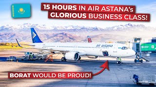 KAZAKH BUSINESS CLASS! | Air Astana Boeing 767300 and Airbus A321LR Seoul to Frankfurt Review!