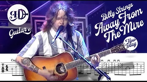 How To Play Billy Strings Away From The Mire Live Intro - Guitar Tab