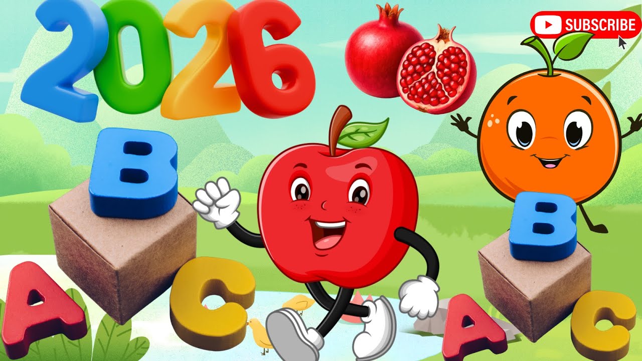 ABC Song A to Z for Kids 🎵 | A Apple B Ball Alphabet Learning Song ...