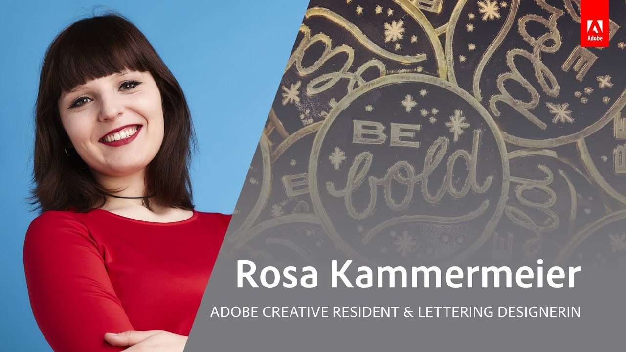 Live Lettering Workshop und Infos zur Adobe Creative Residency mit Rosa Kammermeier - Adobe Live 3/3