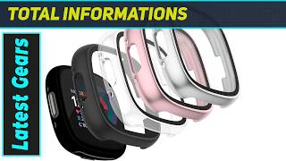 MVSSAT Fitbit Sense 2 / Versa 4 Case: The BEST All-Around Screen Protection!