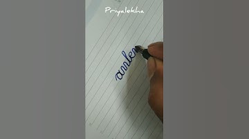 Stylish Cursive Handwriting Practice || Beautiful Cursive Handwriting With Fountain Pen || #shorts