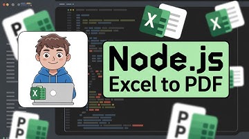 Node.js ExcelJS Tutorial to Export Excel File to PDF Document Using PDF-LIB Library