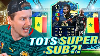 INSANE TOTS SUPER SUB 90 TEAM OF THE SEASON SARR REVIEW FIFA 21 Ultimate Team