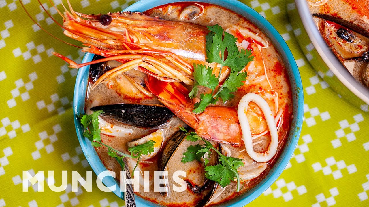 Make Tom Yum, A Hot & Sour Thai Noodle Soup | Quarantine Cooking | Munchies