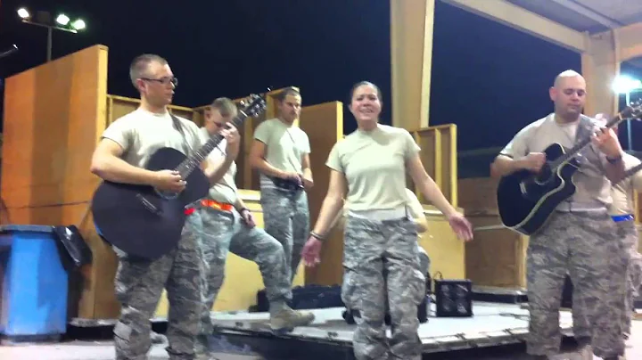 Angie Johnson Rolling in the Deep Military cover
