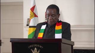 President Of Zimbabwe Dr. Emmerson D. Mnangagwas Address At The Launch Of The