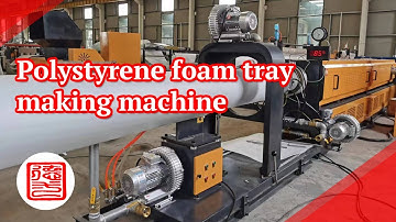 Styrofoam box machine of disposable food container, polystyrene foam tray making machine
