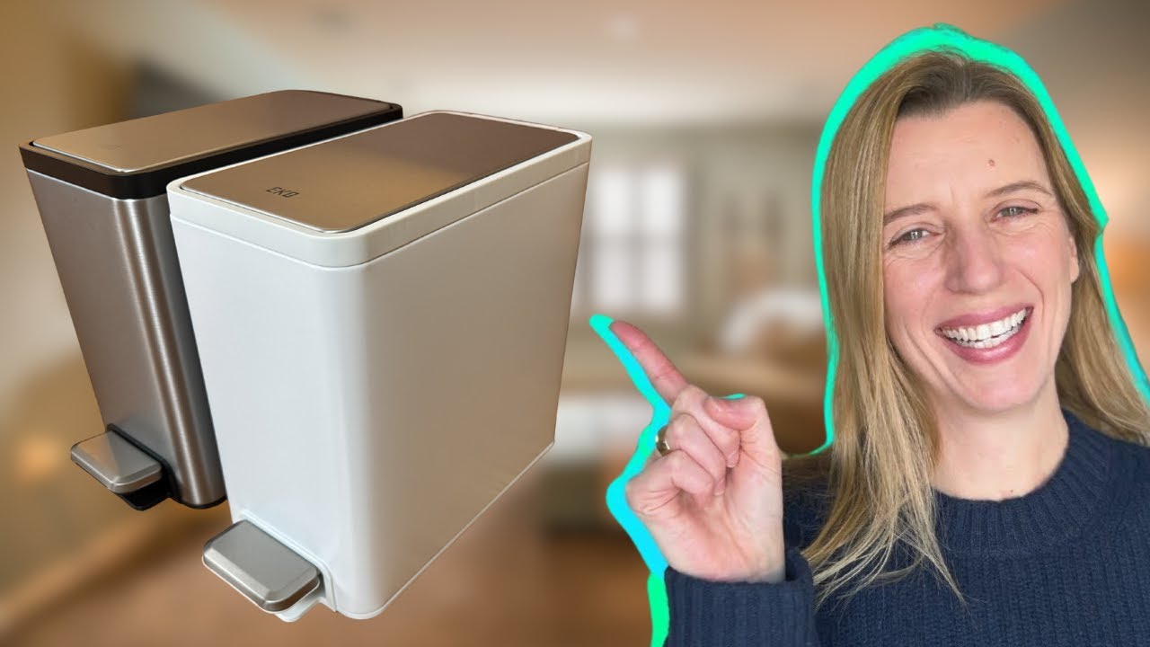 Stop Noisy Lids Forever With This EKO Bathroom Trash Can