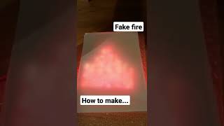 How to make fake fire by matrix LED