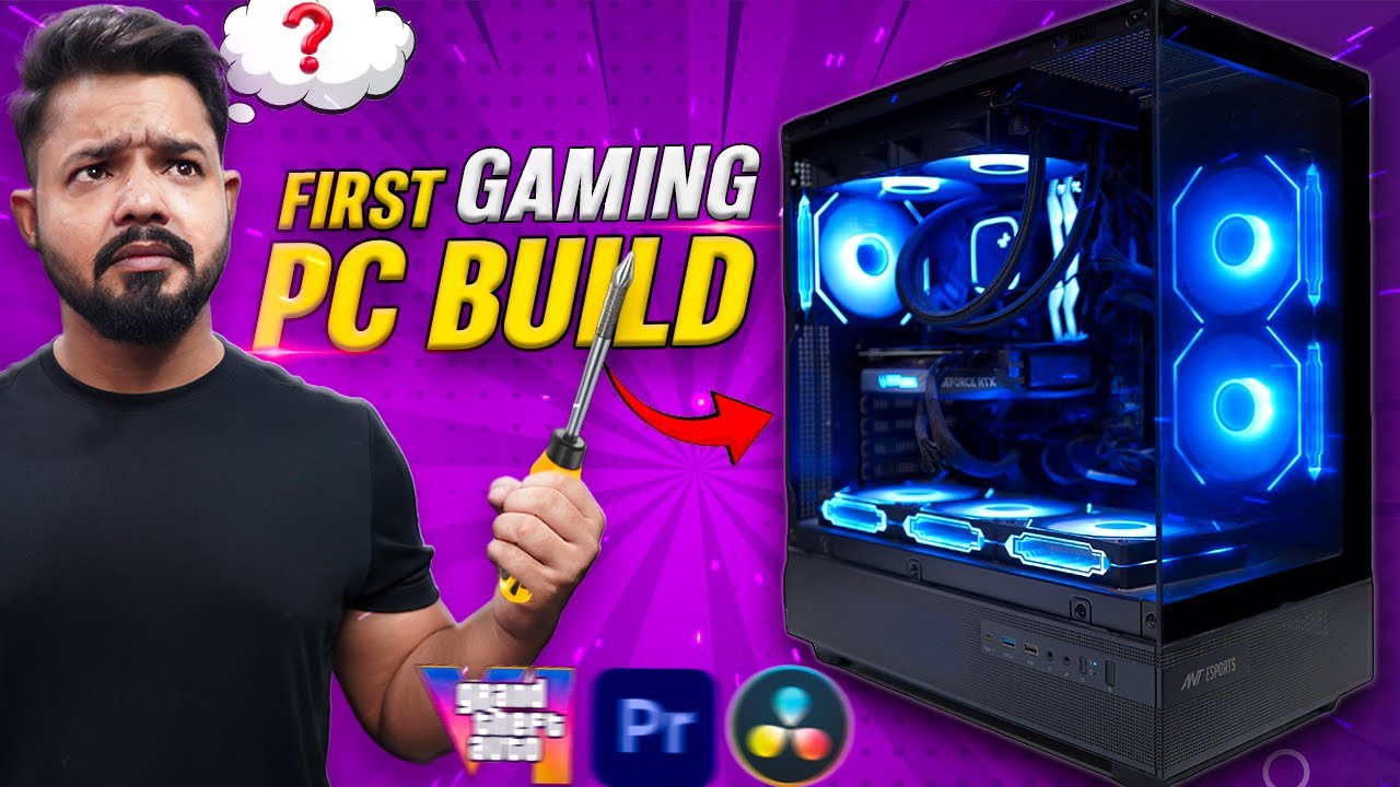 I BUILD MY FIRST GAMING PC WITH NO EXPERIENCE (BUDGET) - YouTube