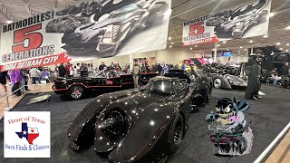 AutoRama 2024 Dallas Texas. 5 Gen of BATMOBLES.