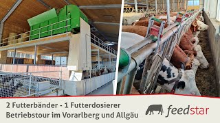 Feedstar Tour - Neubau Mit Feedstar Futterdosierer Und Platzersparnis Beim Anbau