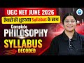 UGC NET Philosophy Syllabus 2026 | UGC NET June 2026 Philosophy Discussion | JRFAdda