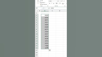 Excel değerler arasına nokta koymak #shorts