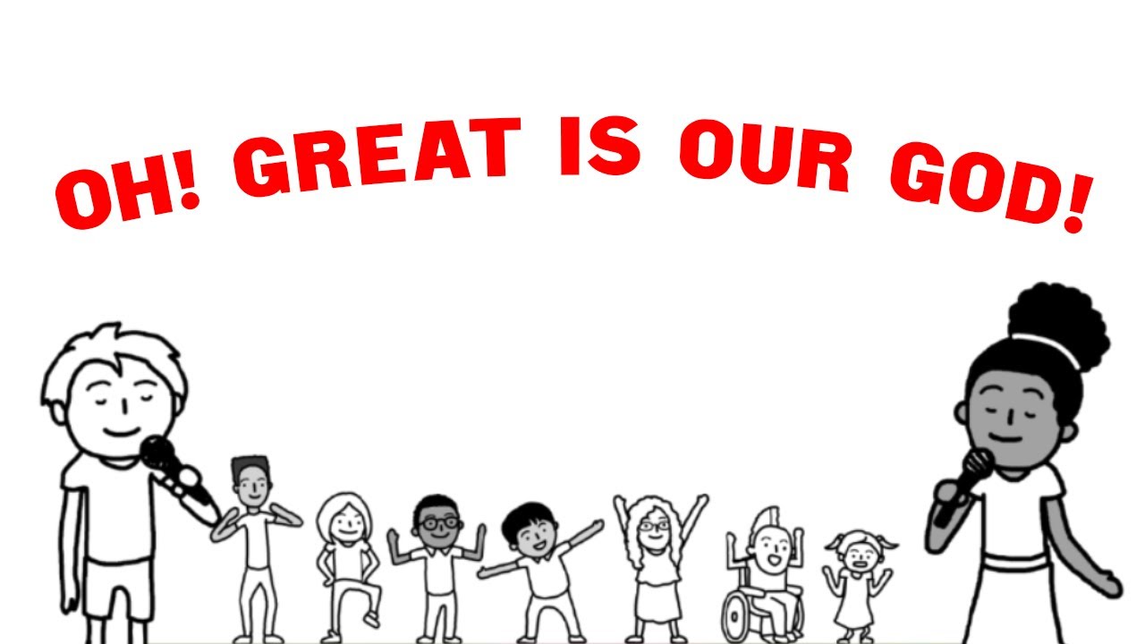 The Sing Team Kids // Oh, Great Is Our God // (Official Lyric Video ...