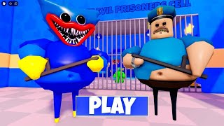 HUGGY WUGGY BARRY'S PRISON RUN! (Obby) Full Gameplay #roblox #obby