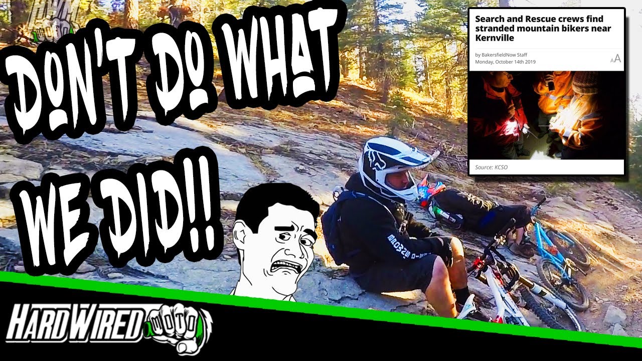 Mountain Bike Ride Epic Disaster Cannell Trail Kernville, CA